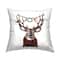 Stupell Industries Joy Reindeer Throw Pillow